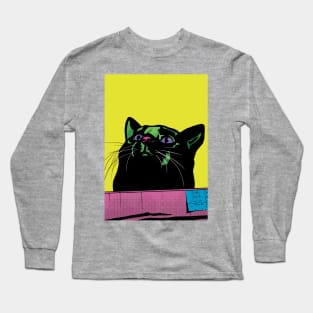 Fat Cat in a Box Long Sleeve T-Shirt